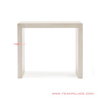 Meja Konsol Jati Sukabumi Putih Antik