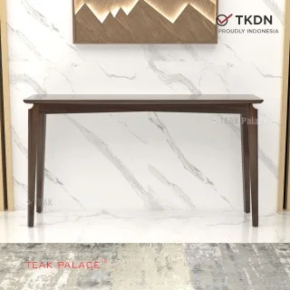 Zenvo 160 Luxury Modern Minimalist Teak Wood Console Table