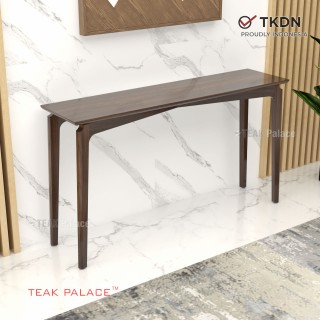 Meja Console Minimalis Modern Kayu Jati Mewah Zenvo 160