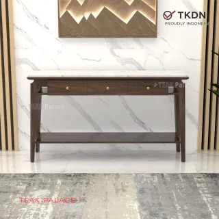 Meja Konsol Minimalis Modern Mewah Marmer Zenvo Meja Konsol Minimalis Modern Mewah Marmer Zenvo