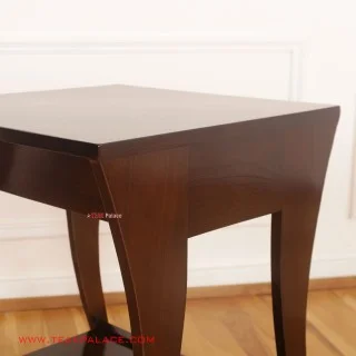 Betsey Series TKDN Teak Wood Minimalist Corner Table