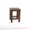Meja Sudut Black Walnut Seri Bali Minimalis