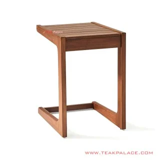 Minimalist Corner Teak Solid Table Masamba Series