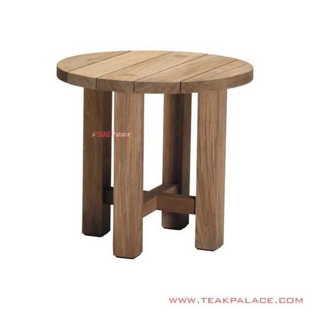 Solid Natural Teak Round Corner Round Table Monte Minimalist Series solid natural teak round corner round table monte minimalist series 59