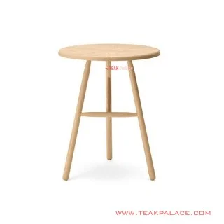  Corner Table Natural Teak Wood Silica Series