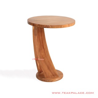 Asoka Meja Sudut Kayu Jati Minimalis