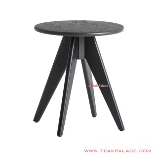 Meja Sudut Jati Hitam Seri Eyes