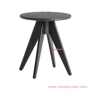 Meja Sudut Jati Hitam Seri Eyes