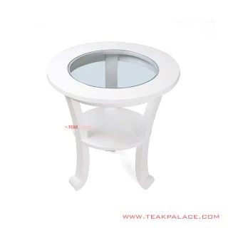 Meja Sudut Cantik White Duco Minimalis Meja Sudut Cantik White Duco Minimalis
