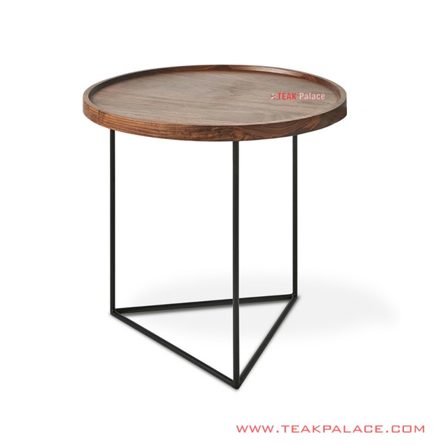 Minimalist Walnut Corner Table Mandai Series minimalist walnut corner table mandai series 60