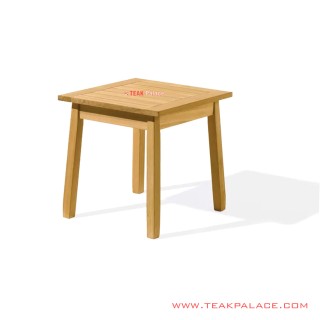 Meja Sudut Ghana Natural Minimalis