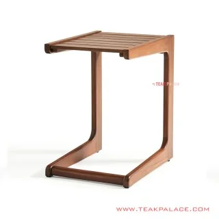 Minimalist Corner Teak Solid Table Masamba Series