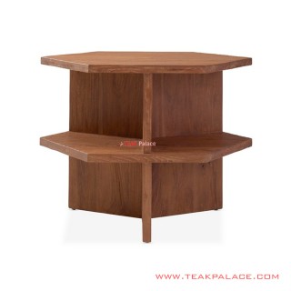 Meja Sudut Segi 6 Minimalis Unik Seri Sonora