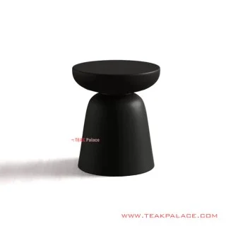 Meja Sudut Minimalis Black Qatar Series 