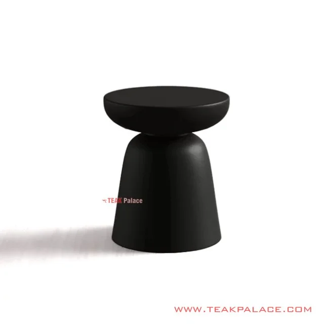 corner table minimalist black qatar series 49