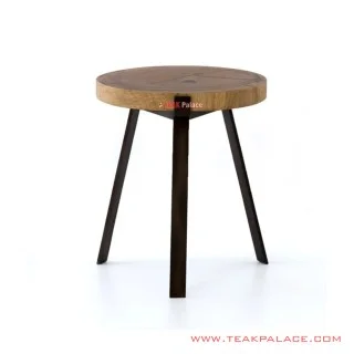 Witson Series Natural Minimalist Iron Leg Table Witson Series Natural Minimalist Iron Leg Table