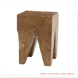 Shika Salak Brown Minimalist Model Corner Table