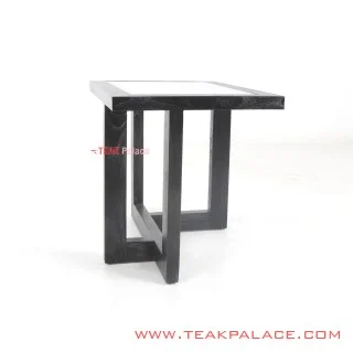 Meja Sudut Minimalis Top Kaca Oregon Meja Sudut Minimalis Top Kaca Oregon