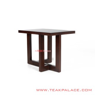 Meja Sudut Minimalis Jati Oregon