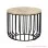 Minimalist Round Corner Table Iron Legs German Series