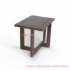 Oregon Teak Minimalist Corner Table oregon teak minimalist corner table 70