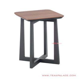 Meja Sudut Seri Cikeas Hitam Salak Brown