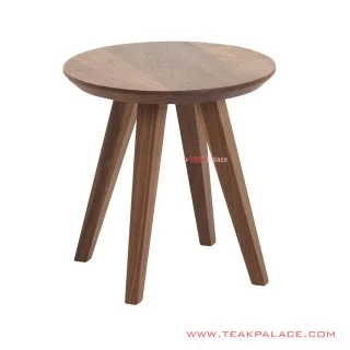 Meja Sudut Seri Vixen Teak Wood Salak Brown