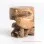 Minimalist Sorong Corner Table Natural Solid Teak