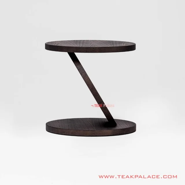 Meja Sudut Seri Hilda Black Walnut