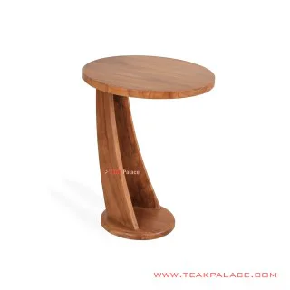 Asoka Meja Sudut Kayu Jati Minimalis