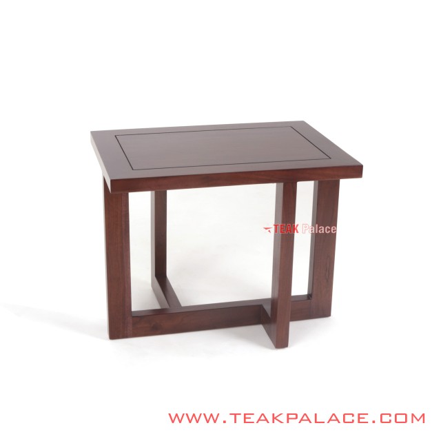 Oregon Teak Minimalist Corner Table oregon teak minimalist corner table 67