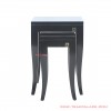 Corner Table Set of Black Teak Wood Sena series corner table set of black teak wood sena series 68