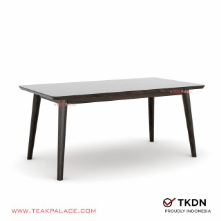 Meja Tamu Minimalis Cellini Jati Hitam Antik