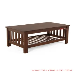 Meja Tamu Minimalis Black Walnut Seri Bali