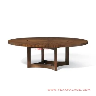 Guest Table Round Teak Wood Nexus Series