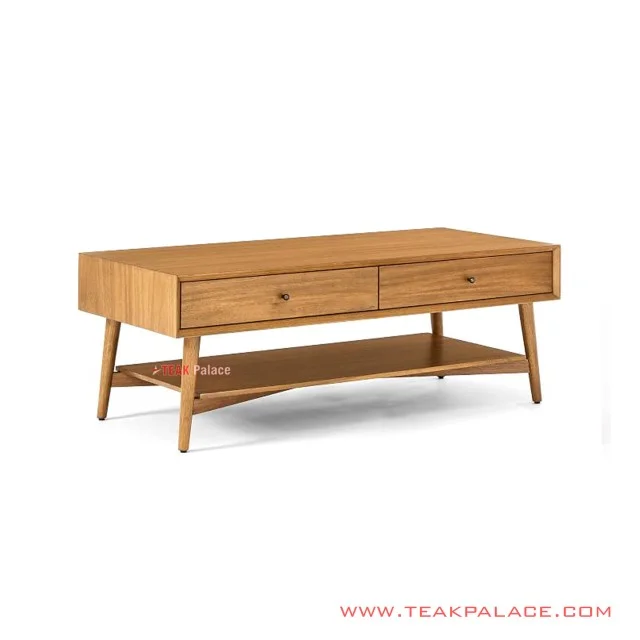 Meja Tamu Bafilo Minimalis Kayu Jati