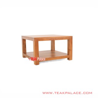 Meja Tamu Kotak Kayu Jati Minimalis Seri Depok