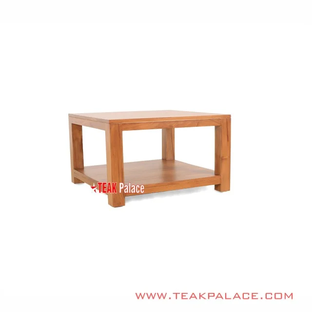 Meja Tamu Kotak Kayu Jati Minimalis Seri Depok