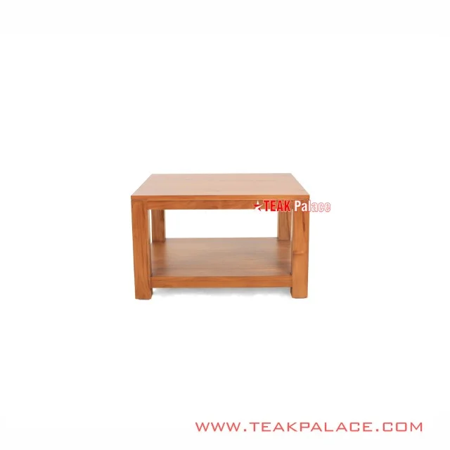 Meja Tamu Kotak Kayu Jati Minimalis Seri Depok