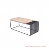 Meja Tamu Dexter Rangka Besi Hitam Top Table Jati Natural meja tamu dexter rangka besi hitam top table jati natural 68