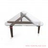 Guest Table Leaf Glass Horma Series Salak Brown guest table leaf glass horma series salak brown 63