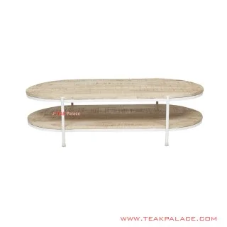 Guest Table Iron Legs Harrison Natural Minimalist