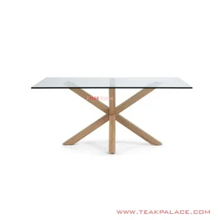 Guest Table Minimalist Glass Marina Series
