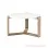 Terazo Series Minimalist 3 Leg Round Marble Living Room Table