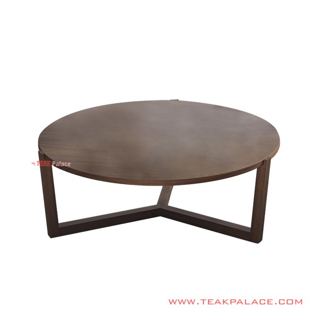 Minimalist Solid Teak Terazo Guest Table minimalist solid teak terazo guest table 60