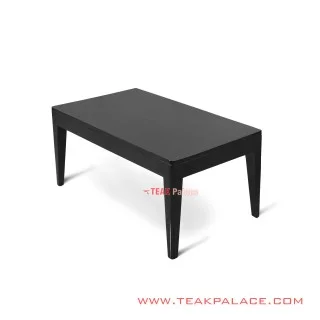 Meja Tamu Hitam Kayu Jati Minimalis Diva