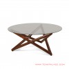Teak Wood Minimalist Glass Guest Table Star Series teak wood minimalist glass guest table star series 66