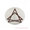 Teak Wood Minimalist Glass Guest Table Star Series teak wood minimalist glass guest table star series 70