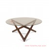 Teak Wood Minimalist Glass Guest Table Star Series teak wood minimalist glass guest table star series 71