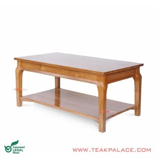 Meja Tamu Minimalis Kayu Jati Seri Villa